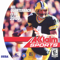 NFL Quarterback Club 2000 PAL Sega Dreamcast box art